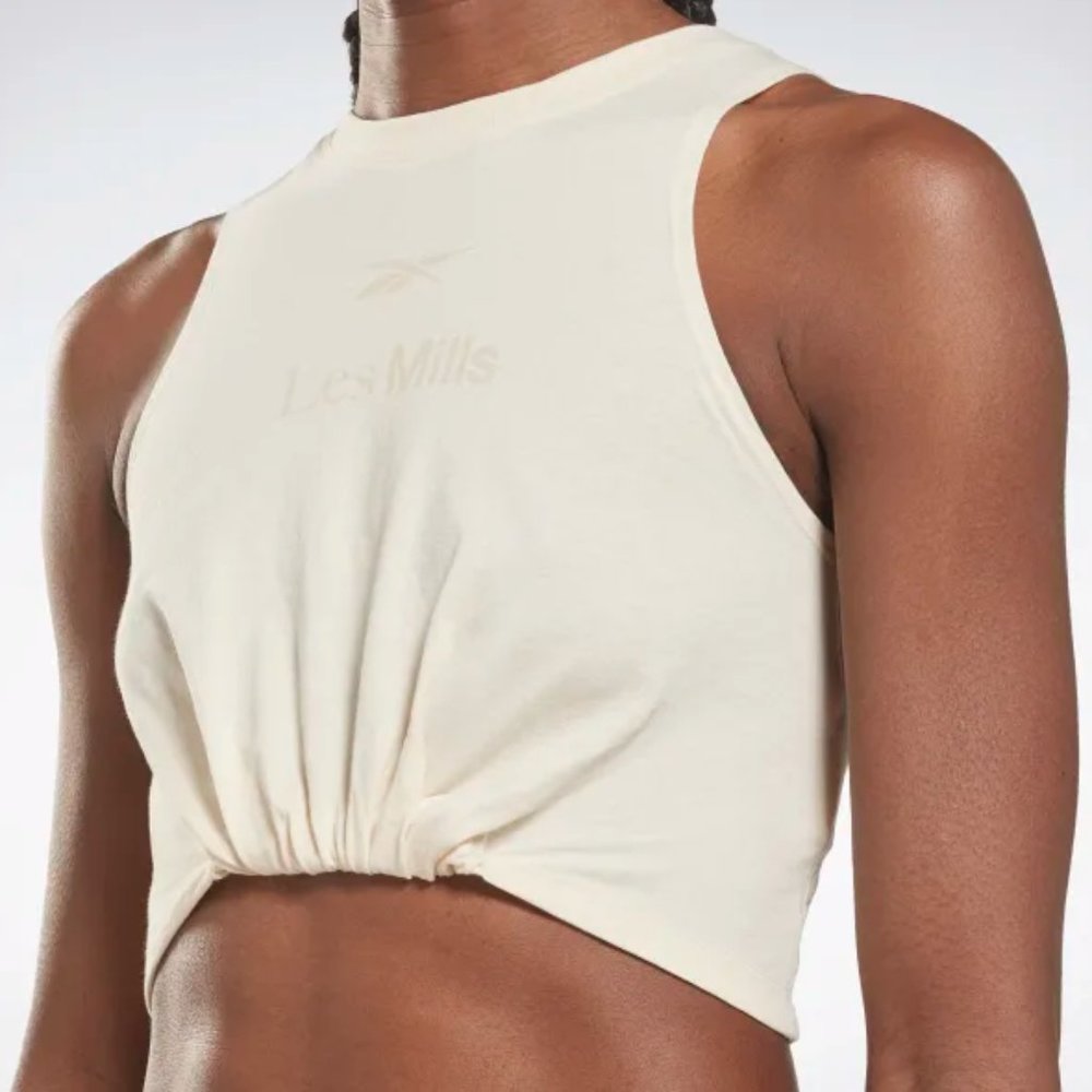 Reebok Les Mills No Dye Twist Tank, Size M